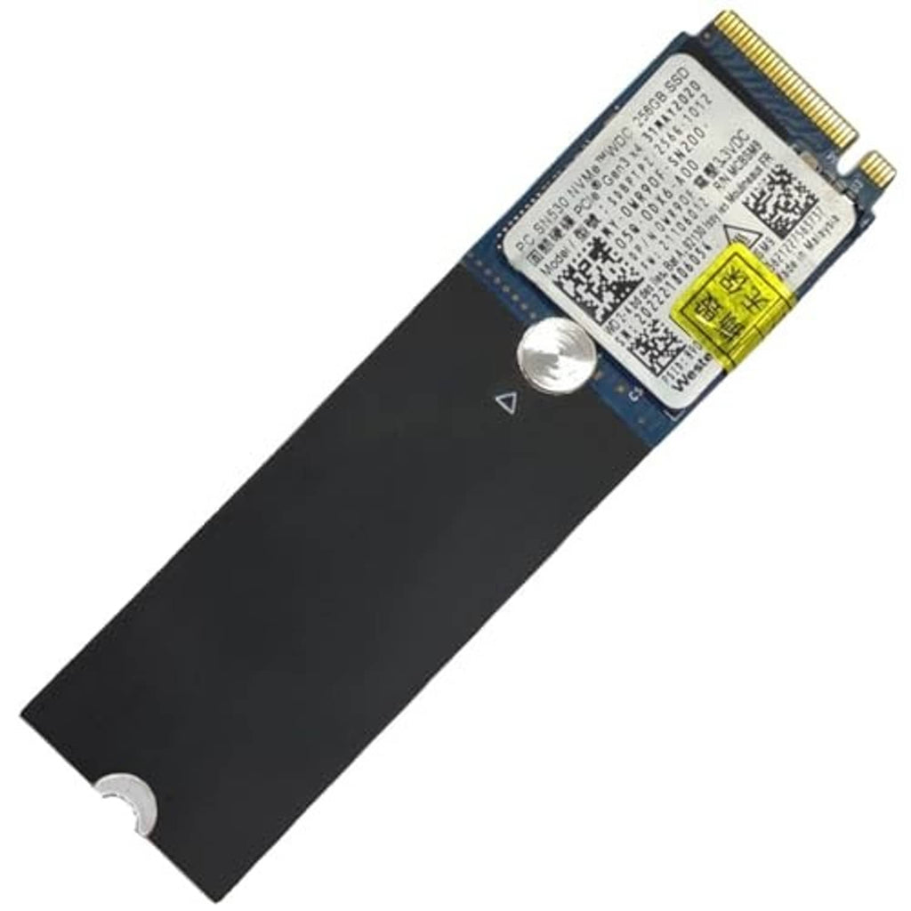 NVMe extender bracket with M.2 SSD installed on a black mounting plate