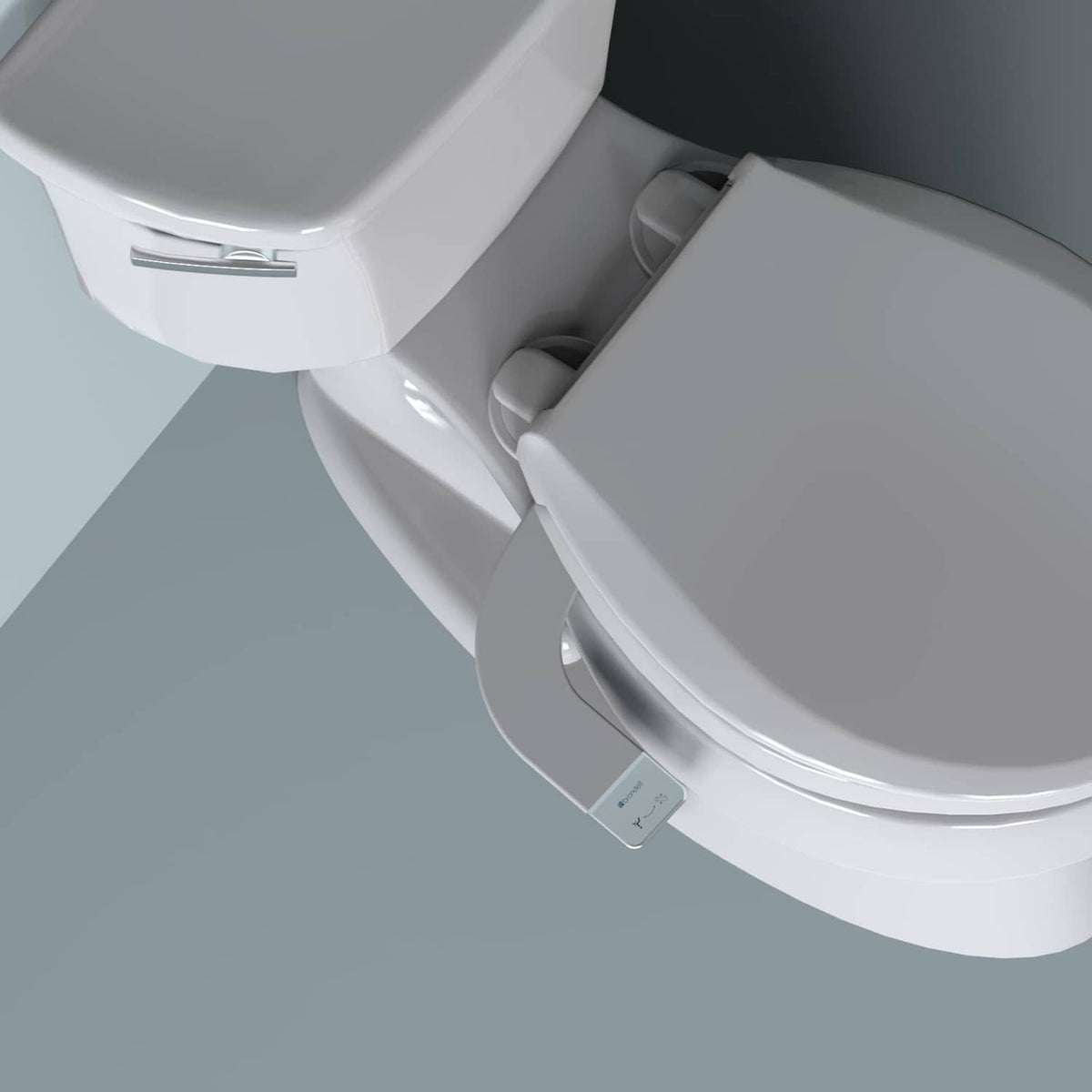 Brondell SimpleSpa SS-150 bidet seat attachment with control module and metal nozzle