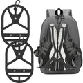 Shoe holster set with two black clips for backpack, hanging holder straps