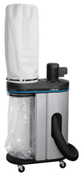 Delta disposable bottom bag for vacuum dust collector, white bag with open top