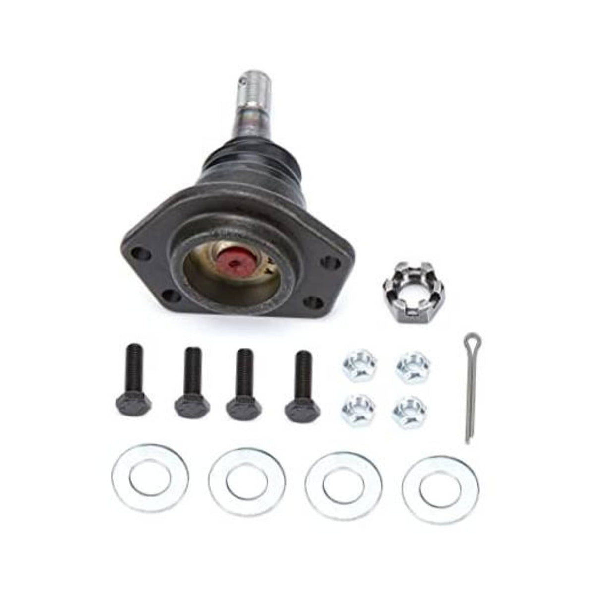 Front upper suspension ball joint with hardware kit, bolts and washers
