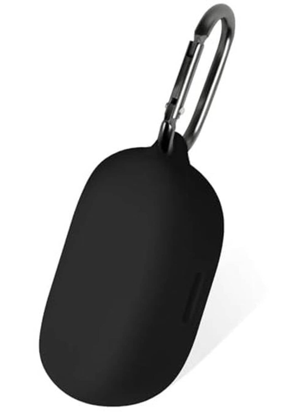 Black silicone protective case cover with keyring loop