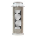 Replacement spin-down sediment water filter cartridge, clear mesh filter sleeve