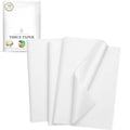 White tissue paper sheets, stacked for gift wrapping and packing, bulk supply