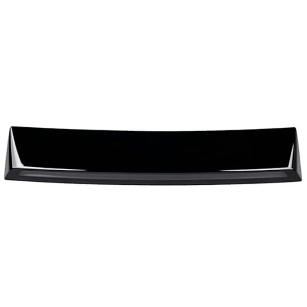 Third brake light assembly, black housing with clear lens strip, centered view