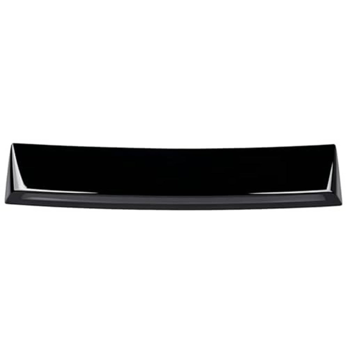 Third brake light assembly, black housing with clear lens strip, centered view