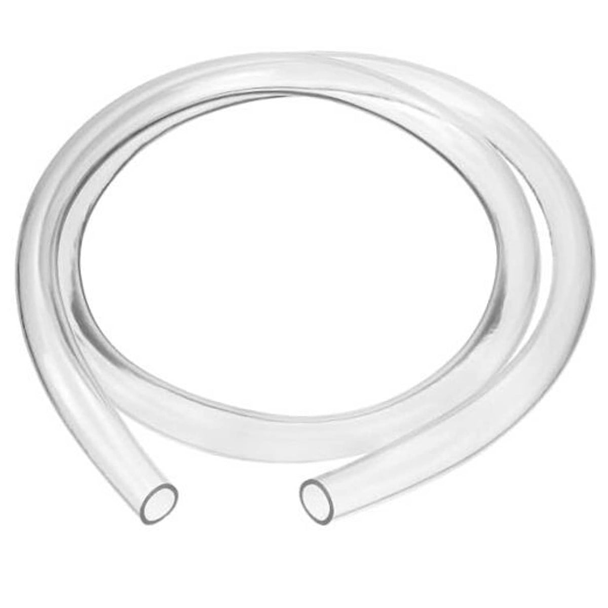 Clear vinyl tubing coil, transparent flexible hose with 3/4 in OD