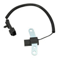 Crankshaft position sensor with black cable, electrical connector, and mounting bracket