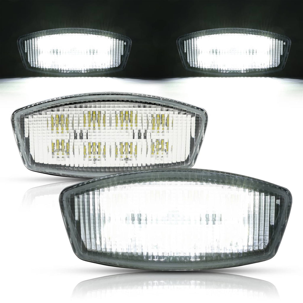 Multiple LED cab roof marker lights, lit clear oval lenses with built-in LED array