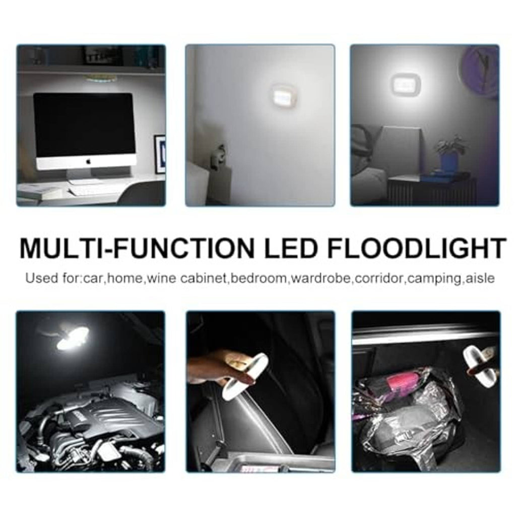Gray magnetic LED dome light shining bright for car and indoor use