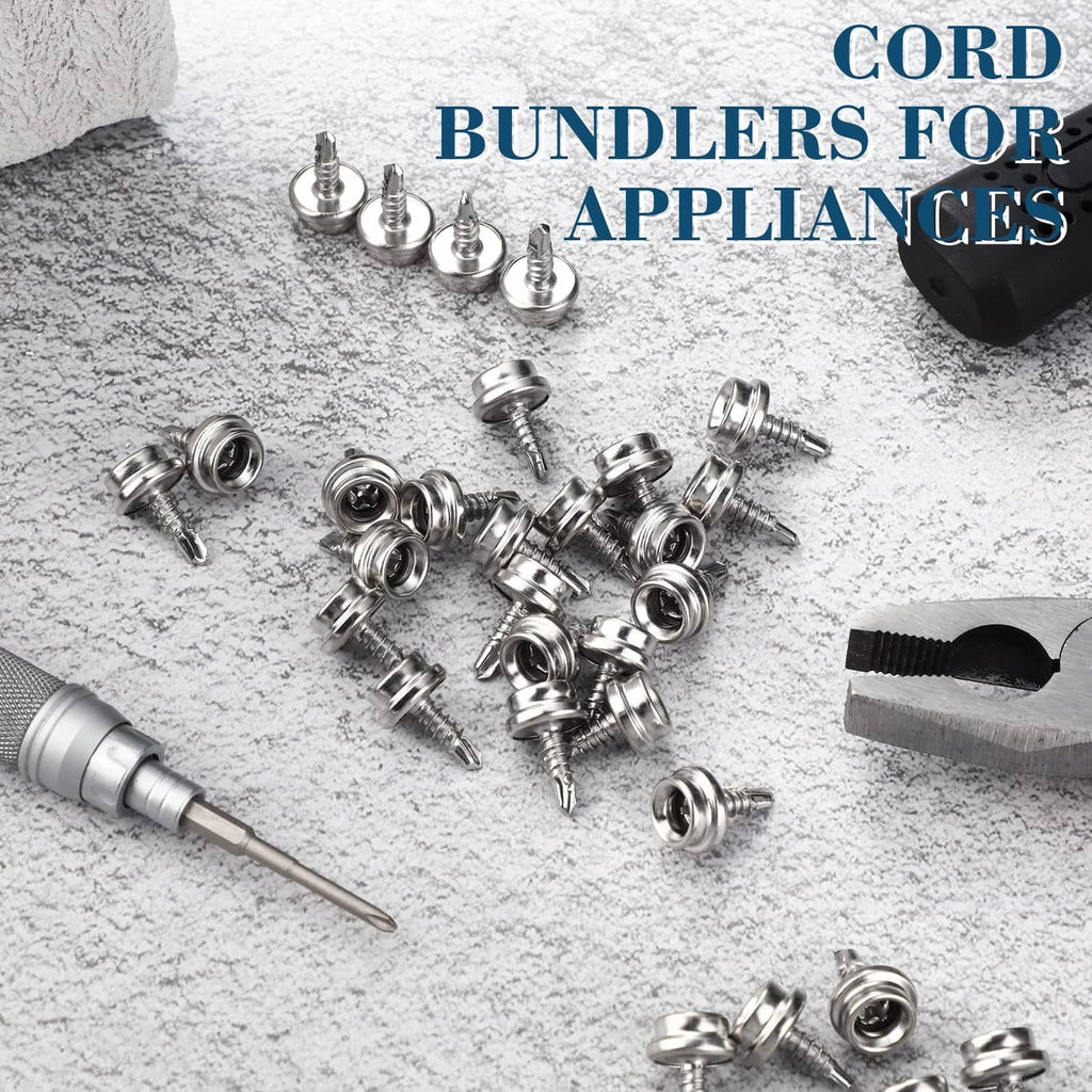 Stainless steel boat canvas snap fasteners with threaded studs, bulk set