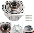 Rear differential viscous coupling assembly with metal housing, round bearing and bolts
