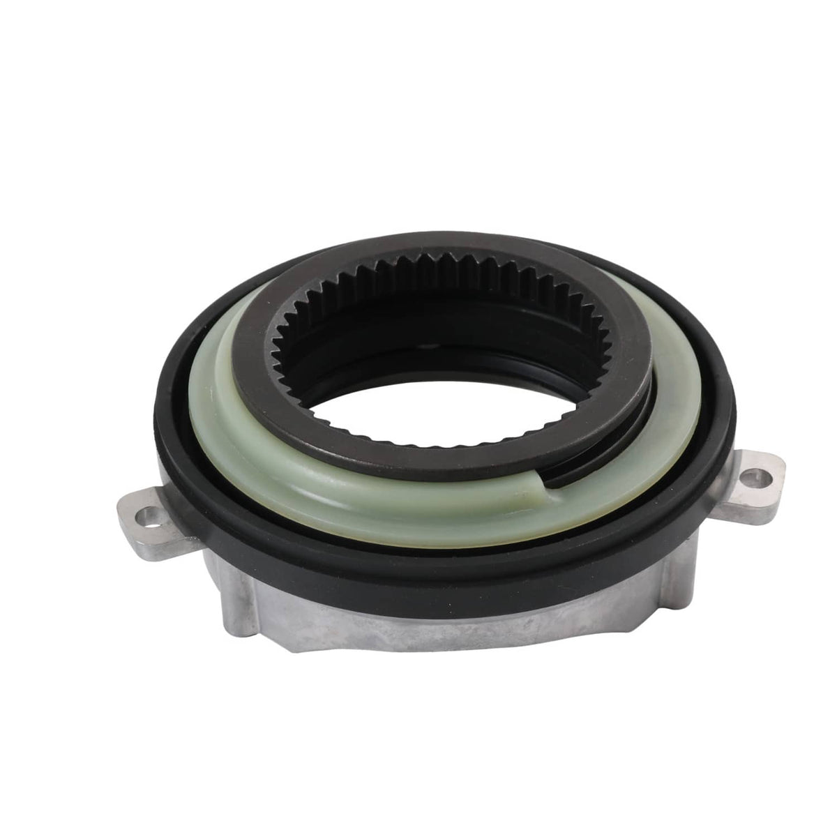 Axle locking hub actuator assembly with black housing and light green seal ring