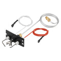 Natural gas pilot assembly with mounting bracket, pilot tube, and wiring harness