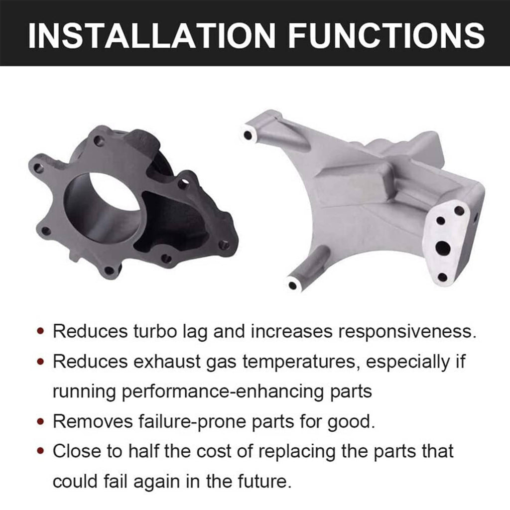 Installation functions graphic with two turbo pedestal housing views