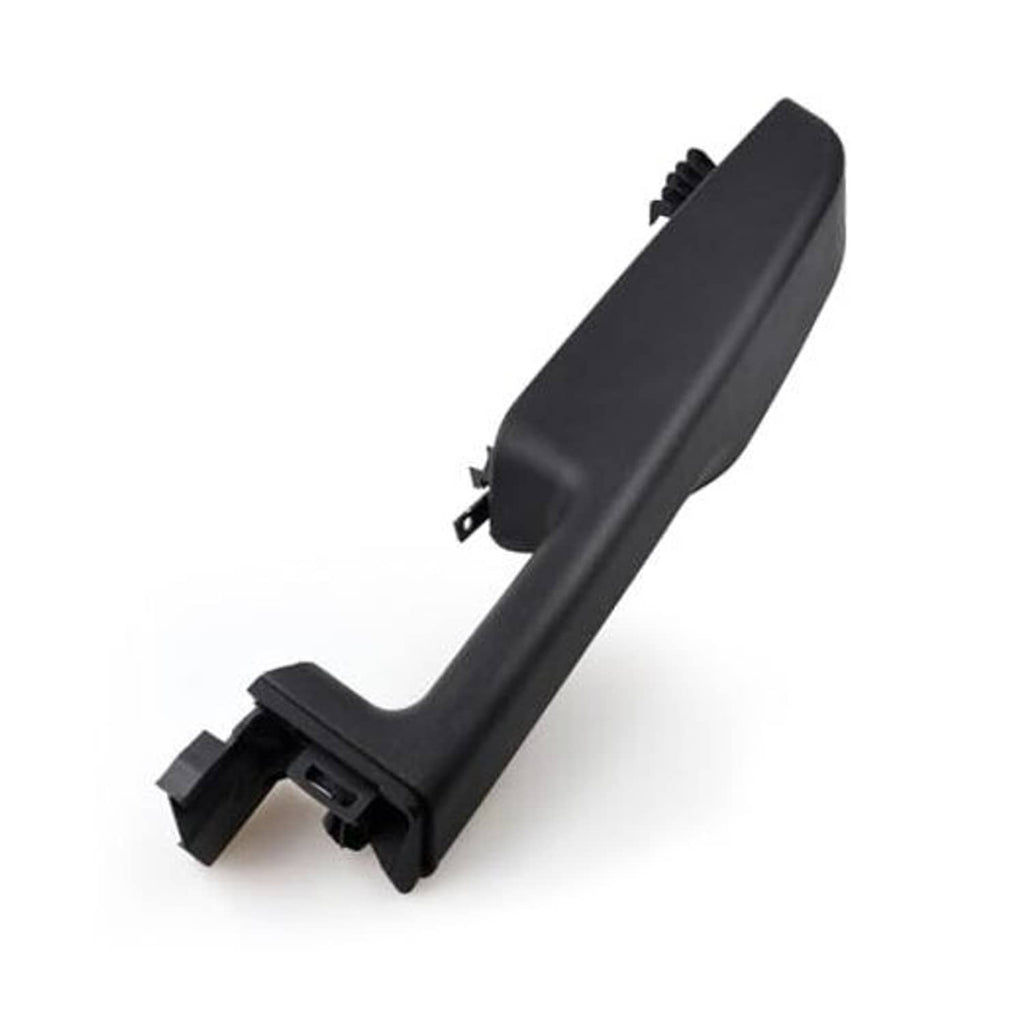 Front right passenger door armrest handle repair part, black molded plastic piece