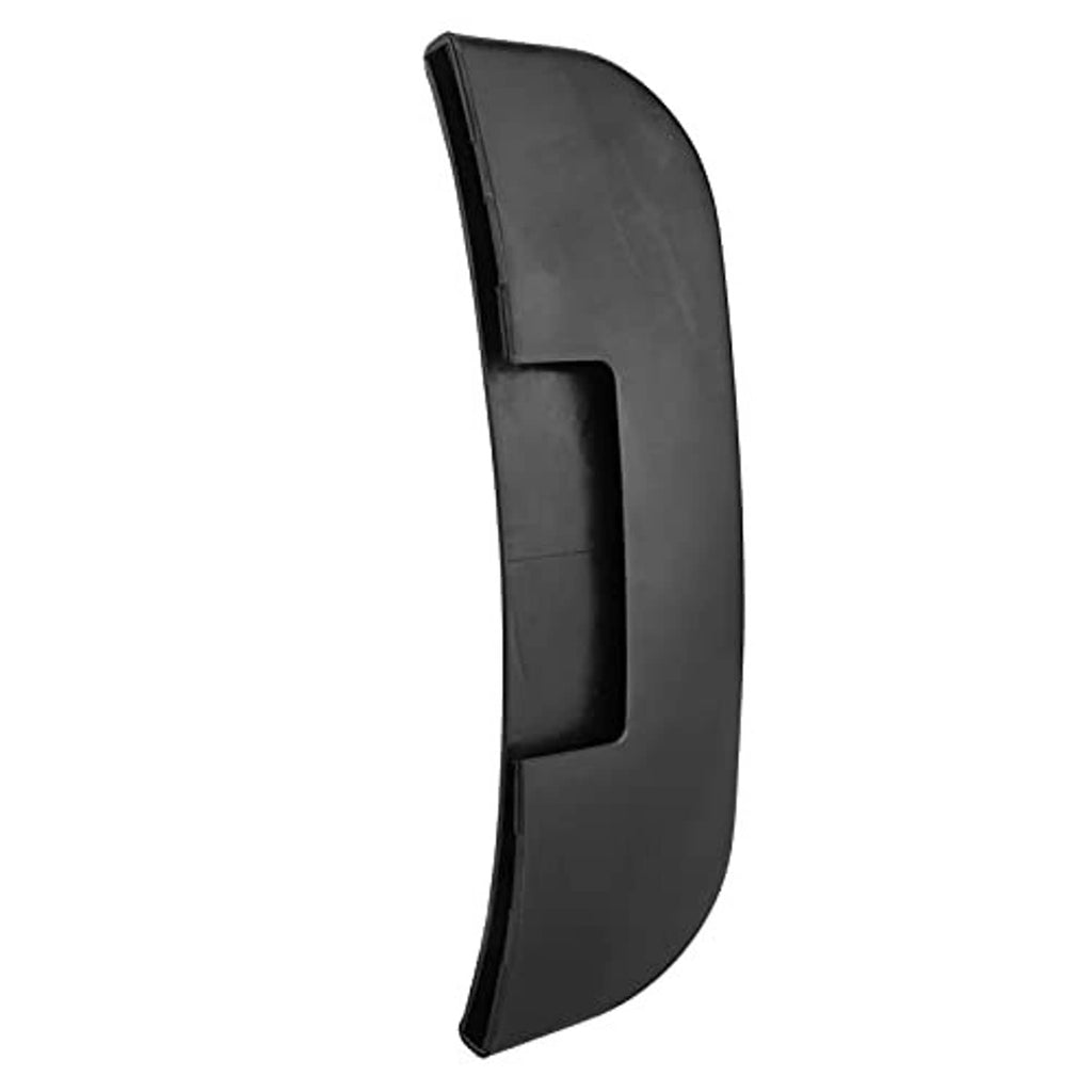 Black ABS rim protector bead breaker tool with curved end and recessed center bar.