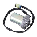 Power shift control motor with black wire harness and pale connector plug