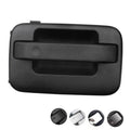 Black outside door handle cover with open recess, right-side front/rear fitment