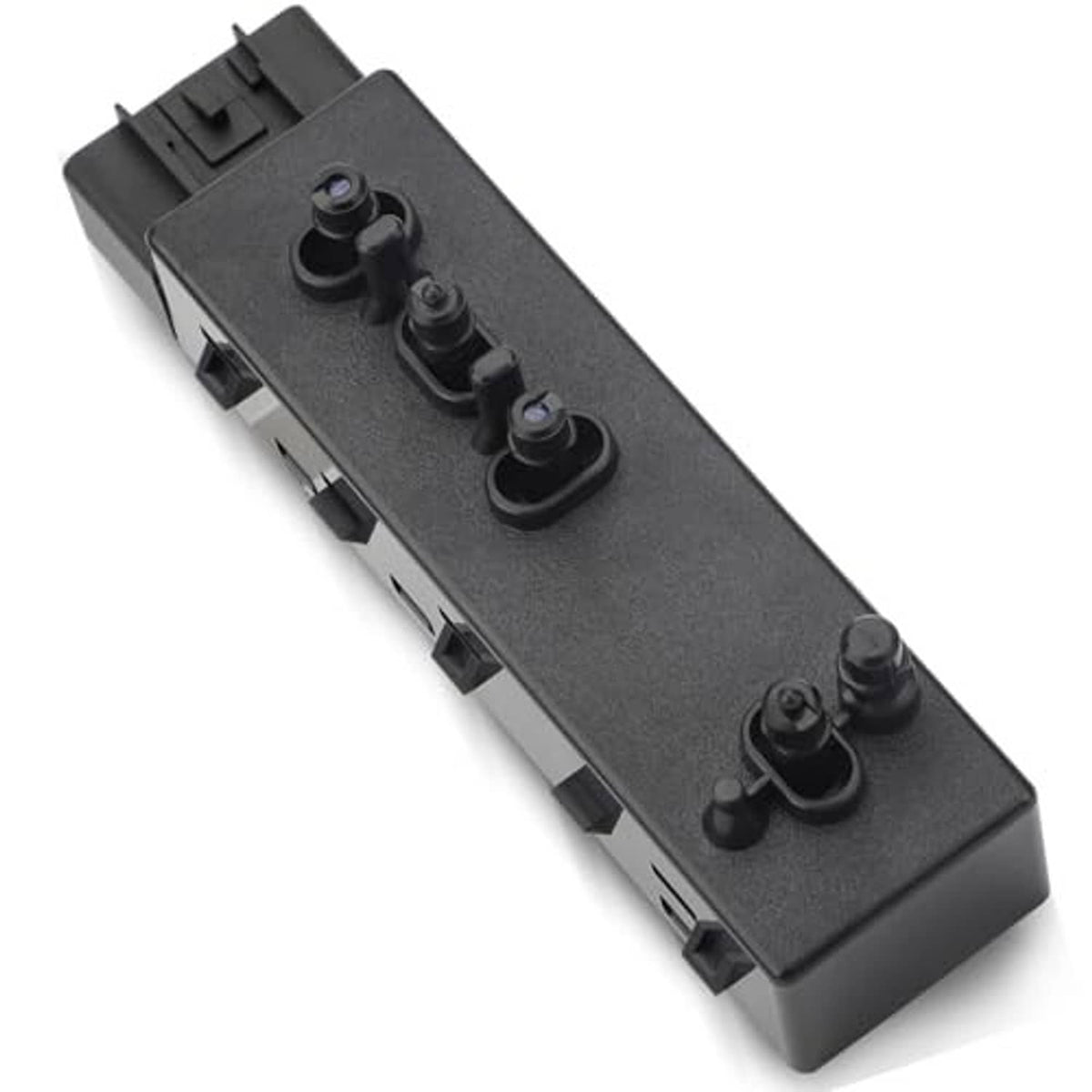 Power seat adjust switch for passenger seat, black module with four rocker controls