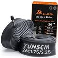26-inch heavy-duty bike inner tube, coiled black rubber with TR4A-40L Schrader valve