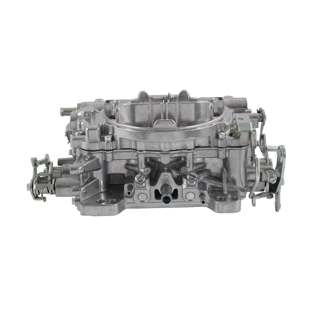 4-barrel square-bore carburetor, straight side profile with mounting flanges