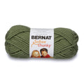 Bernat Softee Chunky super bulky acrylic yarn skein, dark green
