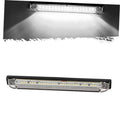 8-inch slim line LED utility strip light bar with clear housing and bright white LEDs