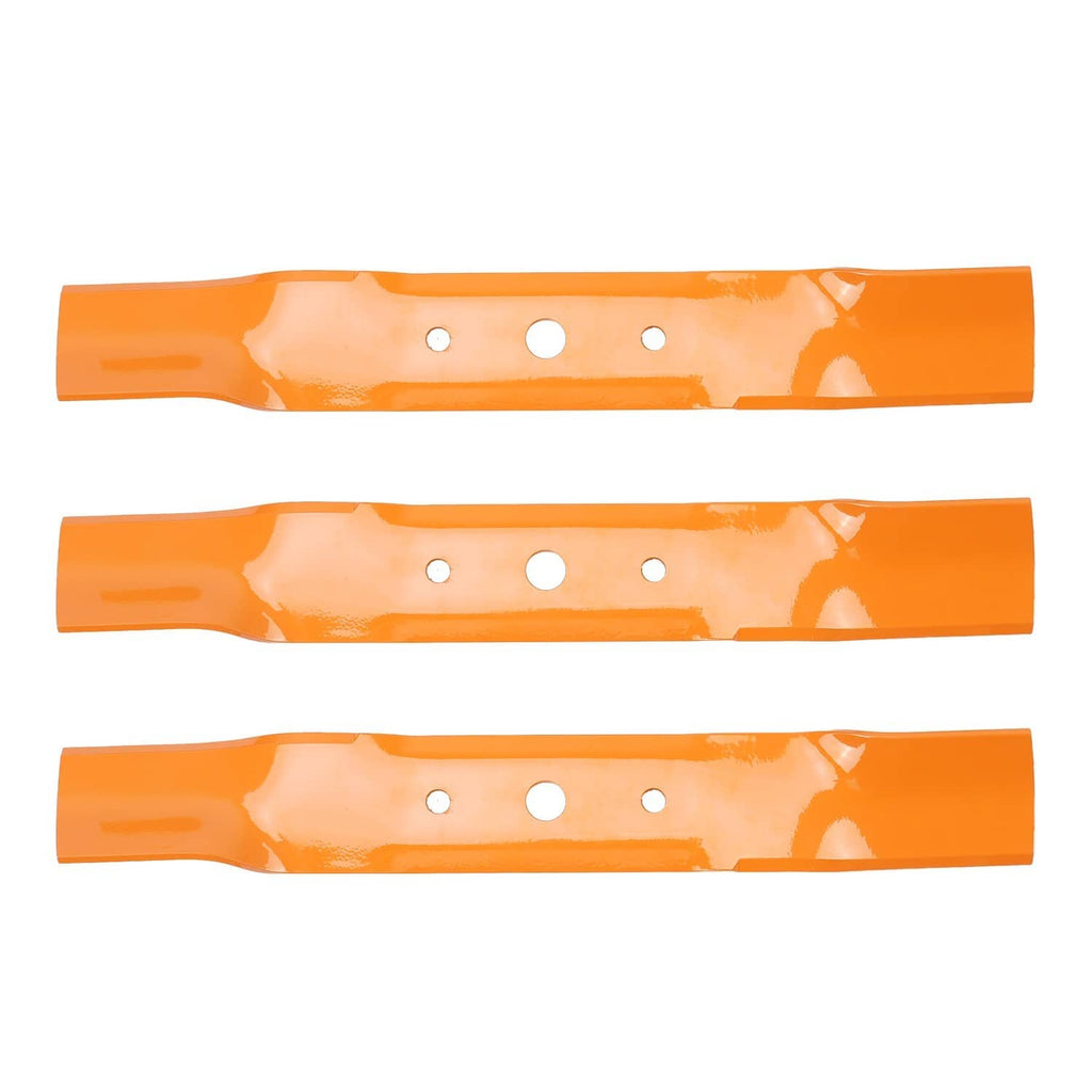 Mower deck rebuild kit orange mower blades with mounting holes