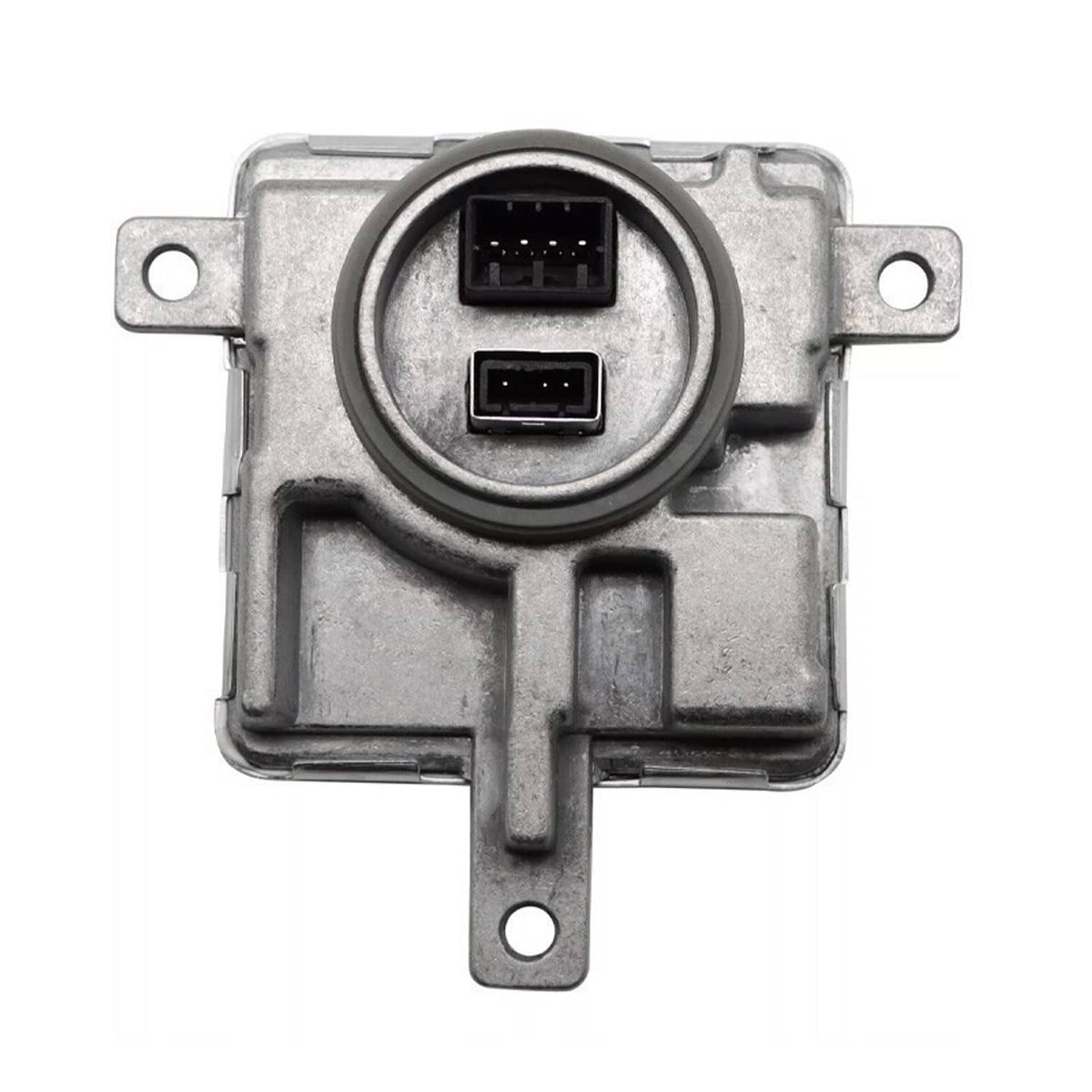 Xenon HID ballast control module with circular connector and two ports