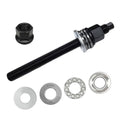 Harmonic balancer installation puller tool with threaded bolt, washers, and mounting nuts