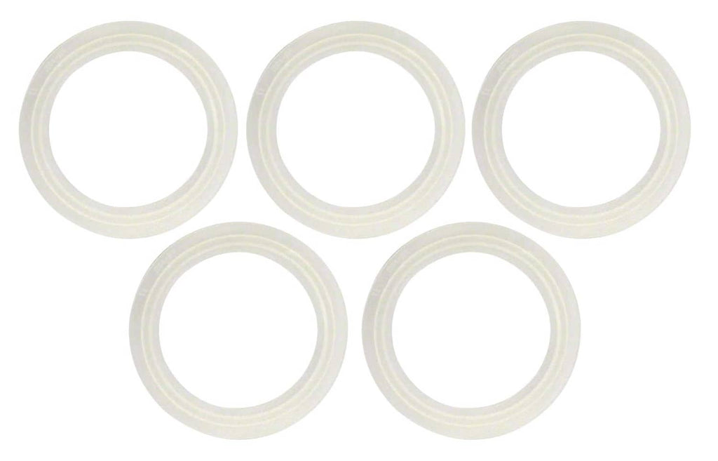 Set of spa hot tub heater gasket O-rings, translucent light gray, 2-inch
