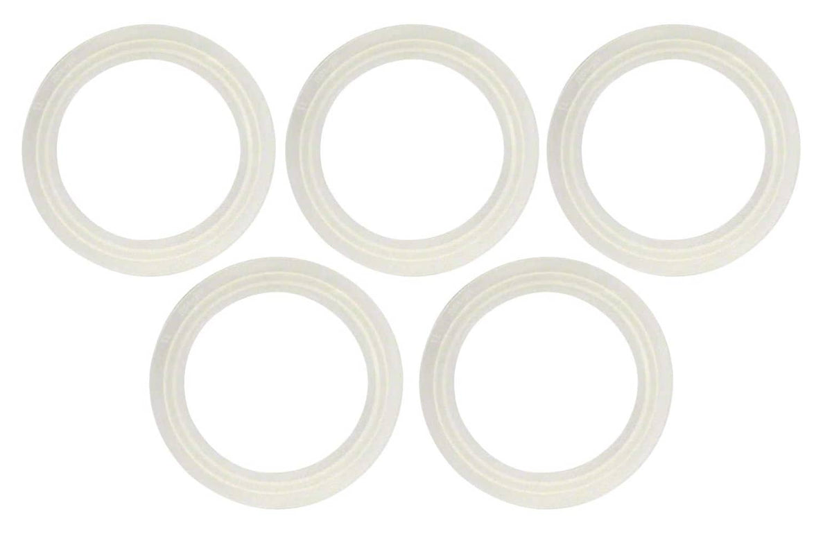 Set of spa hot tub heater gasket O-rings, translucent light gray, 2-inch