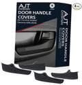 Black ABS door handle covers, 4-pack set for Toyota Tacoma door handles (2016–2023).