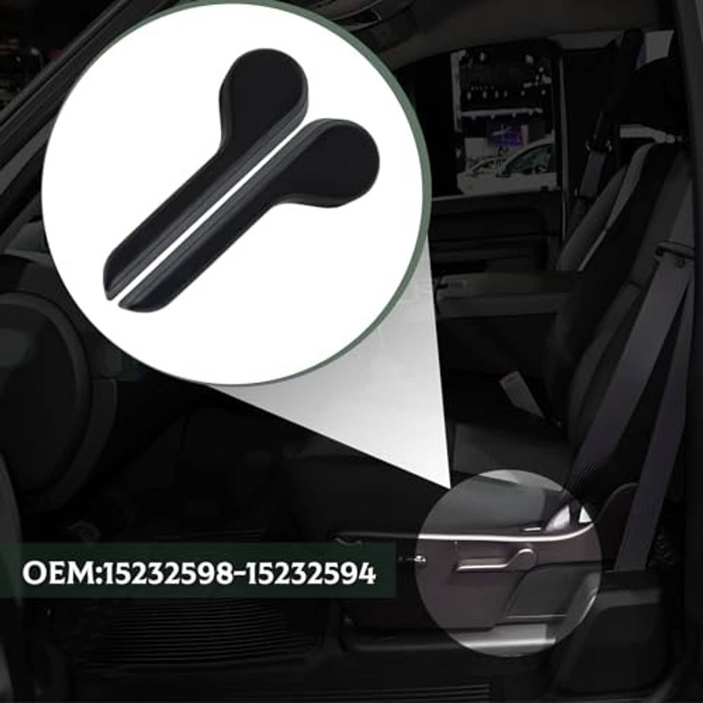 Black seat recliner lever with textured paddle handle for seat recliner control