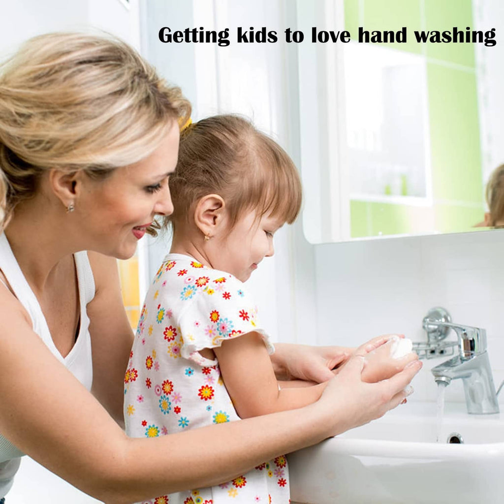 Faucet with chrome aerator mesh screen over sink during hand washing