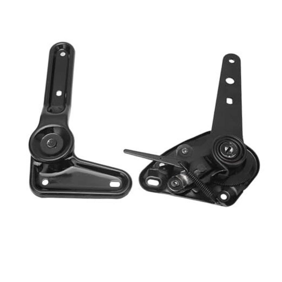 Black seat angle adjustment lever mechanism bracket, left side