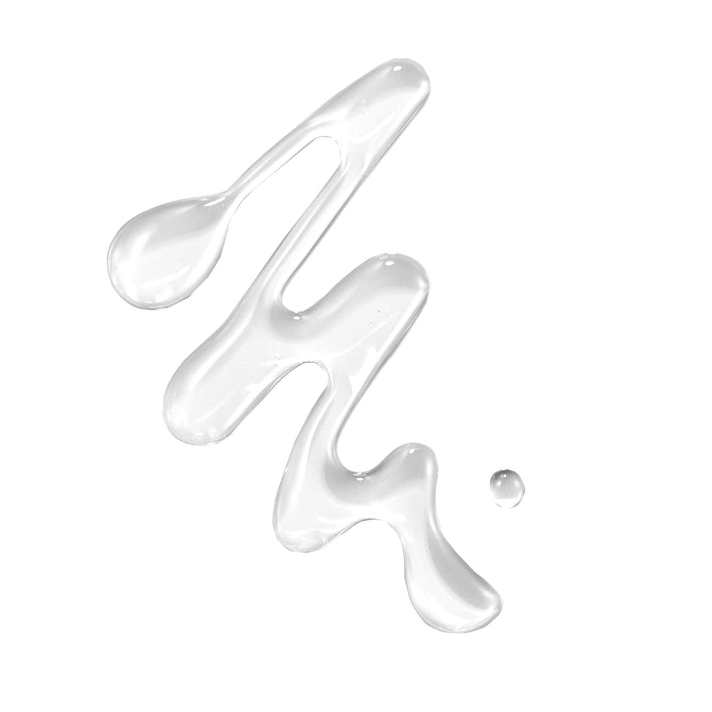 Clear, gel-like cuticle remover texture with small droplets