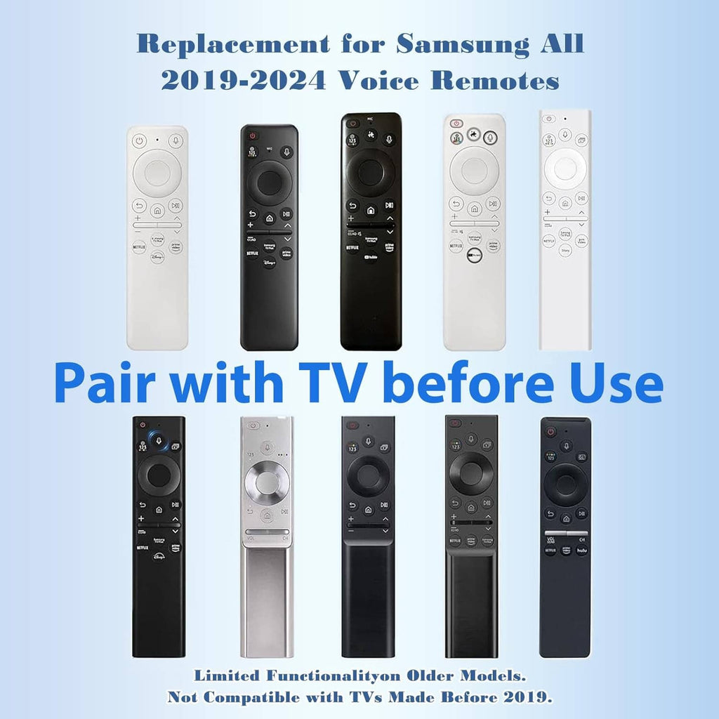 TV keyboard remote replacement layout with multiple remote color options