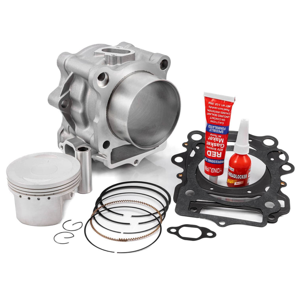 Cylinder head, piston, rings, and gaskets rebuild kit components set