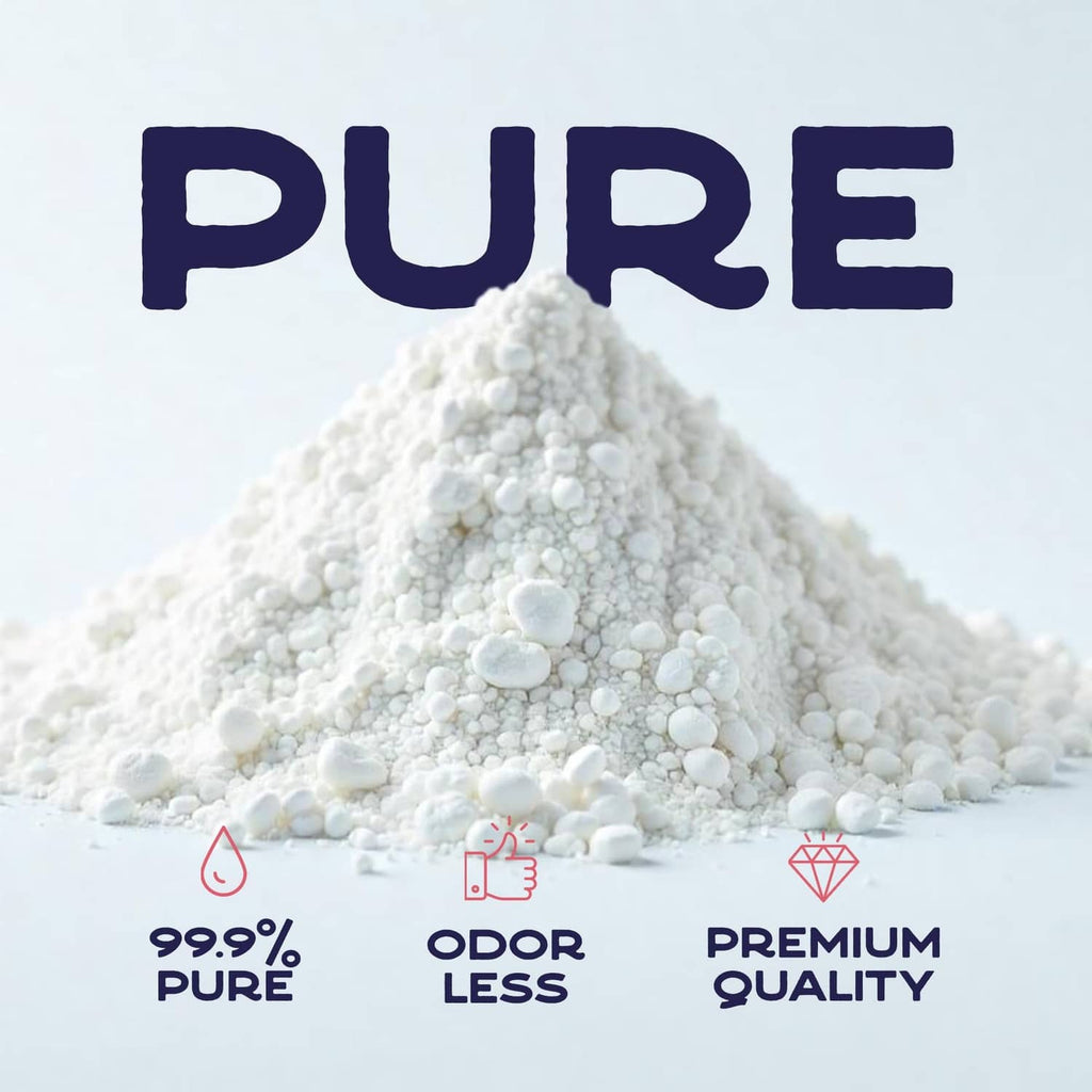 White oxygen bleach powder pile
