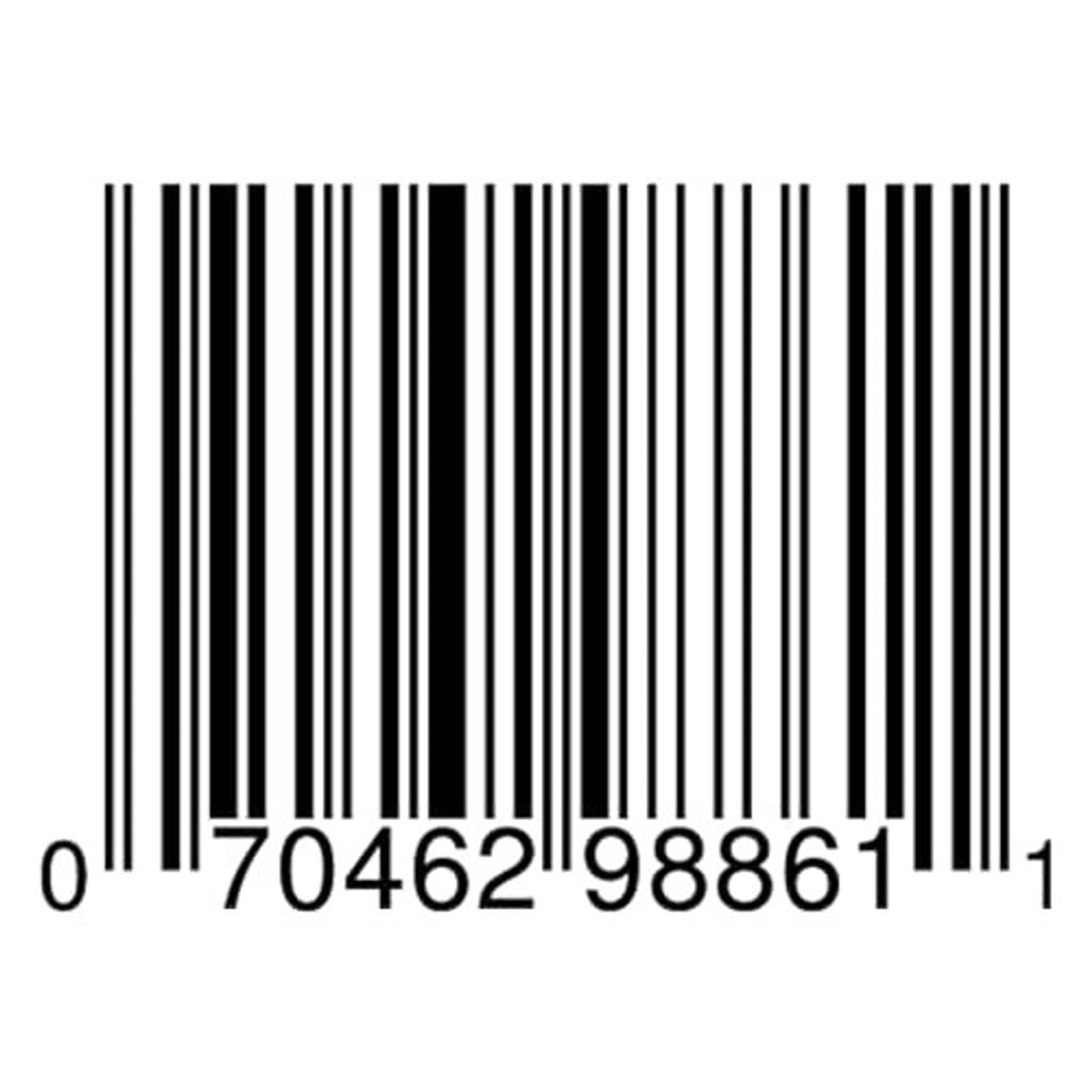 Barcode label for sour gummy candy package