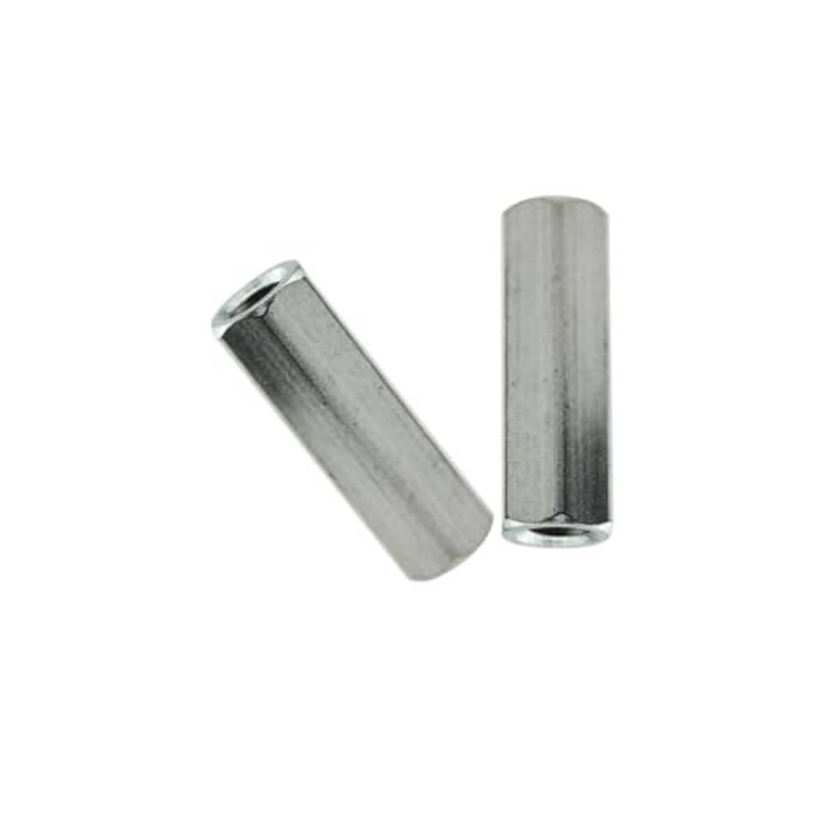 304 stainless steel M5x25 hex socket screws, one angled close-up, silver finish
