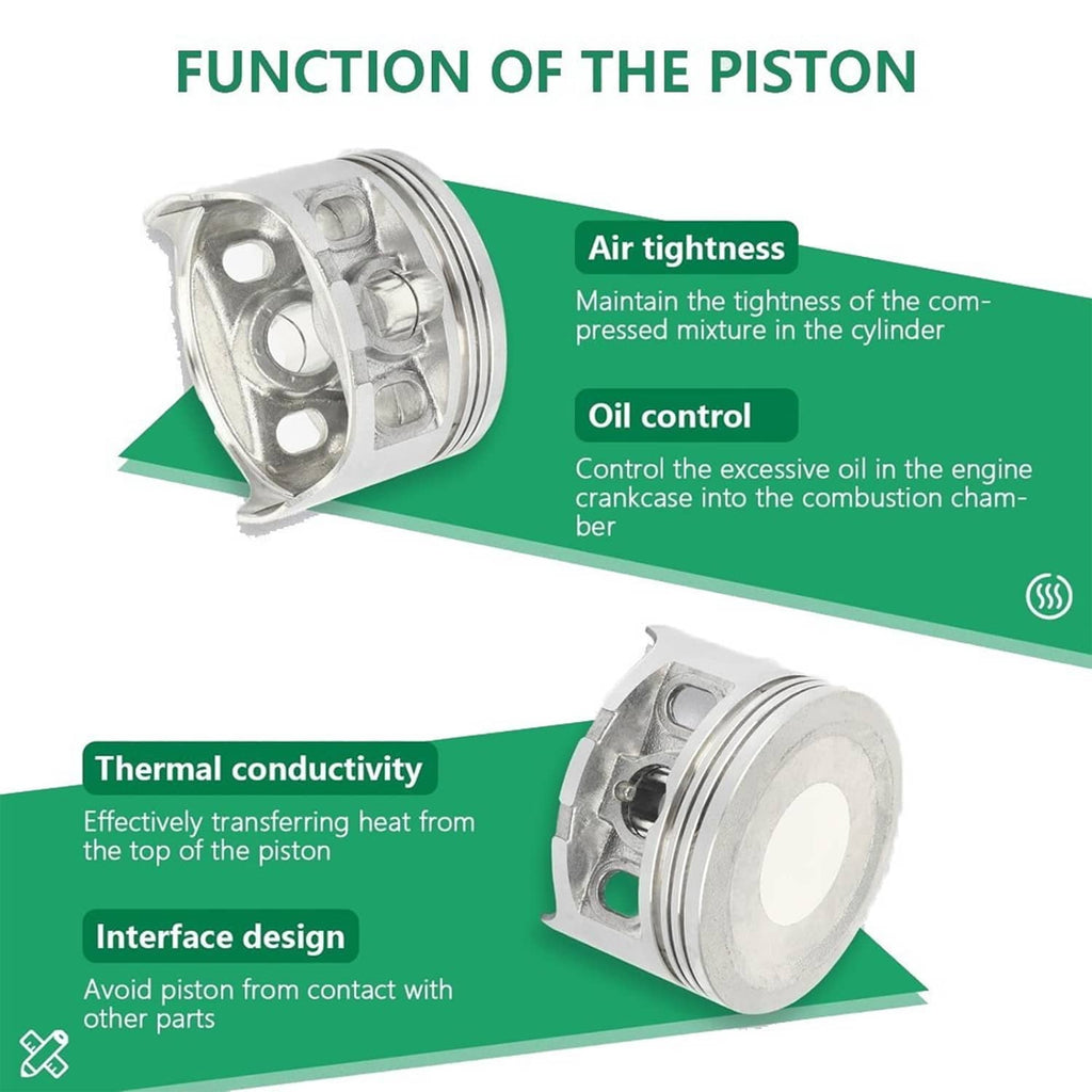 Piston and cylinder assembly for engine operation with included head gasket