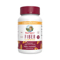 MARYRUTH'S Fiber Gummies bottle with maroon cap, white label, papaya flavor, 60 gummies