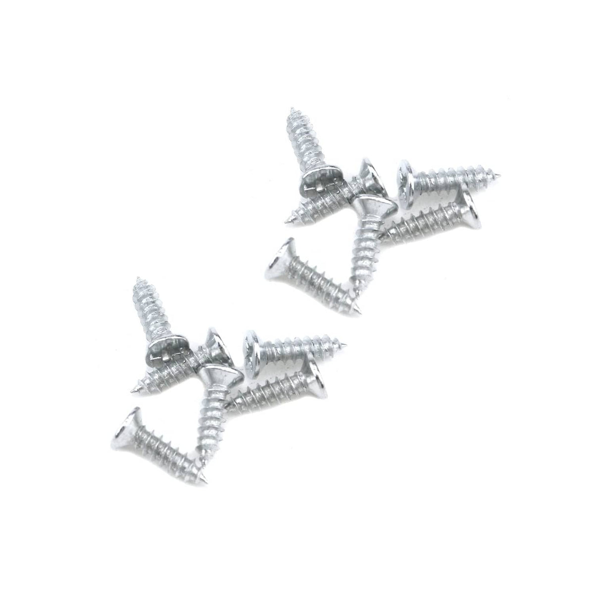 Silver screws included for mounting the slide bolt latch