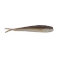 Natural smelt fish hook bait, pale silver body with small tail