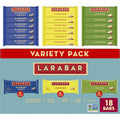 LARABAR fruit bar variety pack with 18 assorted flavor bar pouches