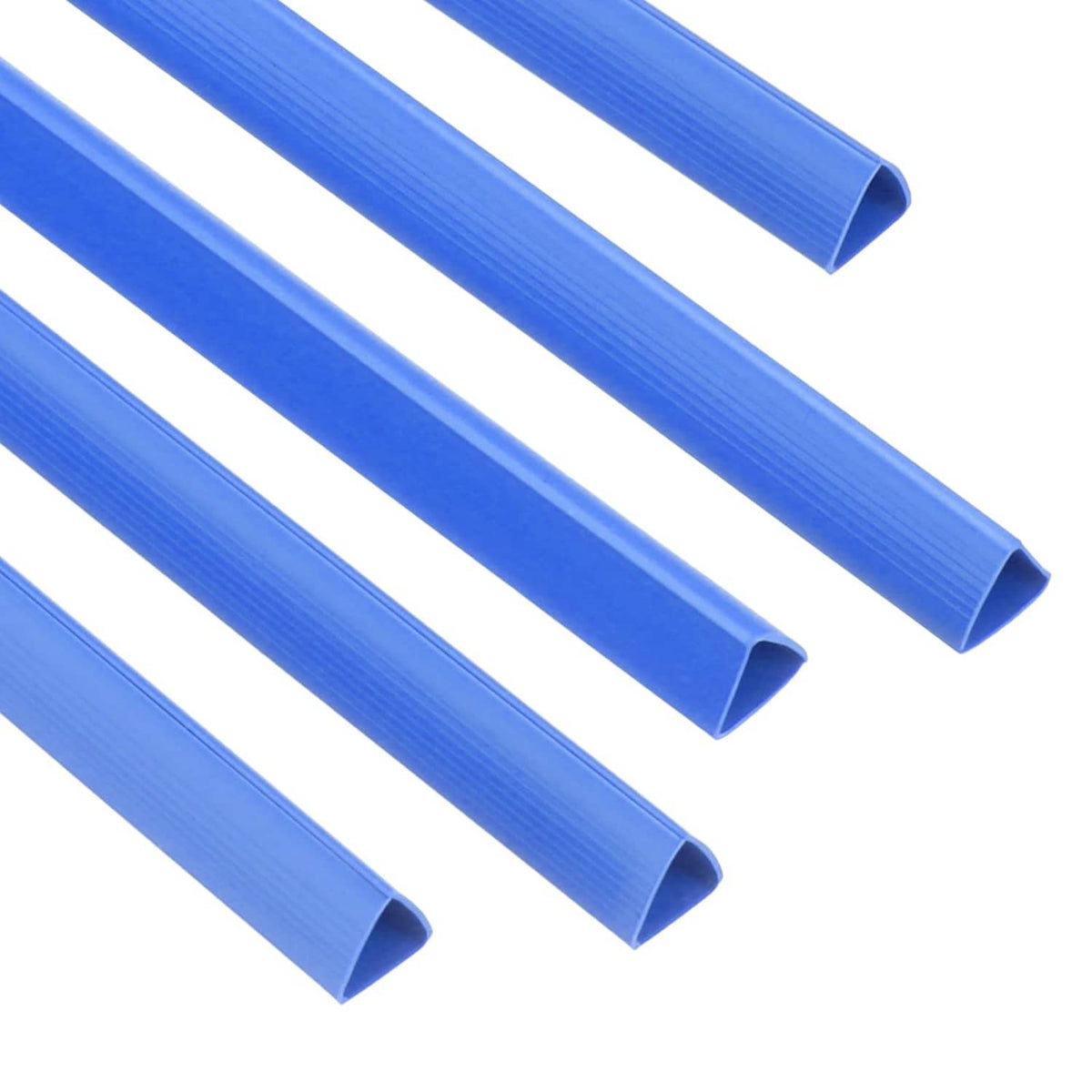 RivetOak PATIKIL 100Pcs Binding Bars, 10mm Bars Slide Grip 70 Sheets Blue