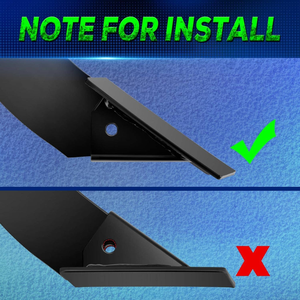 Trencher ripper attachment showing correct hitch-pin hole on black mounting bar